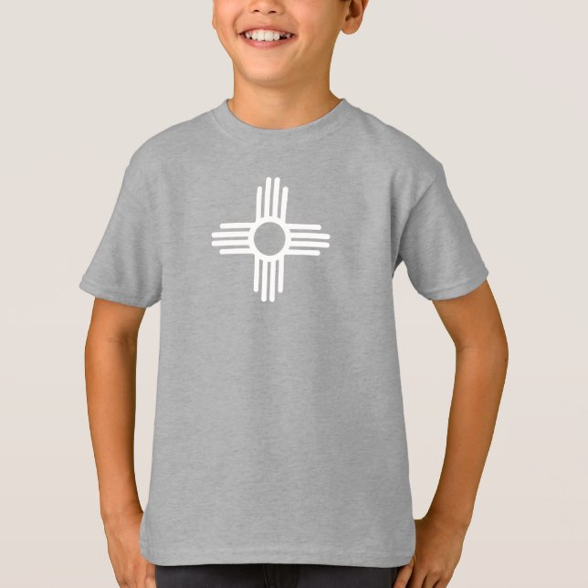 New Mexicos Zia Sun-symbol T-shirt (Framsida)