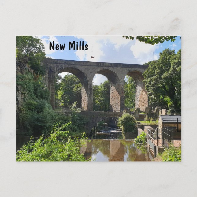 New Mills Torrs Walk Vykort (Framsida)