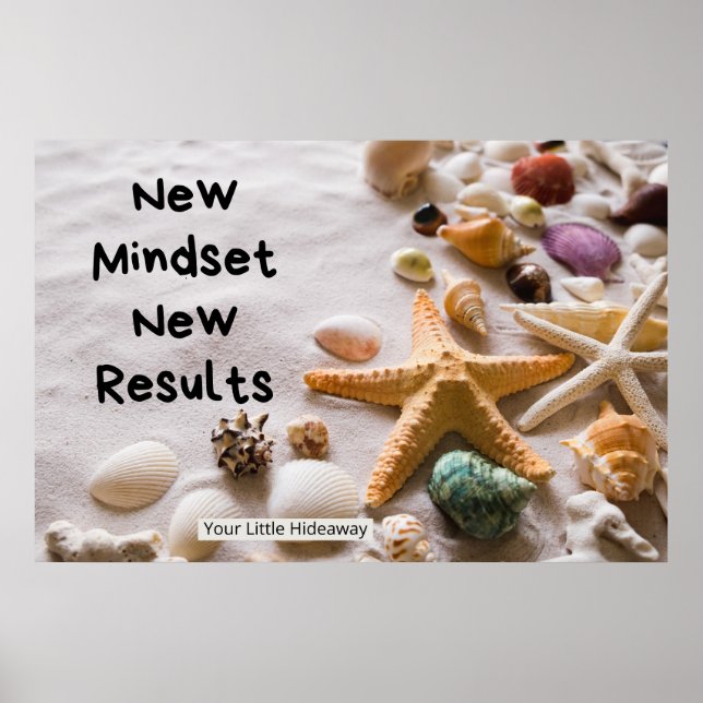 "New Mindset" Positive Quotes "Poster" Poster (Framsidan)