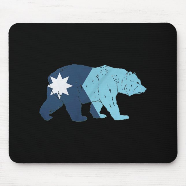 New Minnesota State Flag Bear  Musmatta (Framsidan)