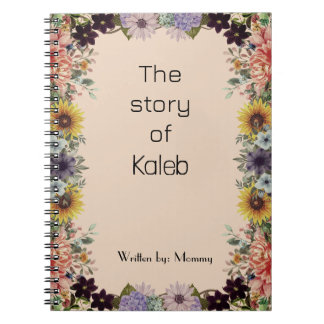 New Mommy's Journal Custom Personalized Spiral Anteckningsbok