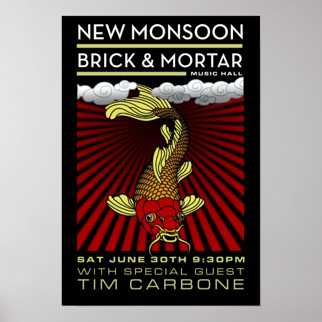New Monsoon Brick & Mortar 2012 Poster (Framsidan)