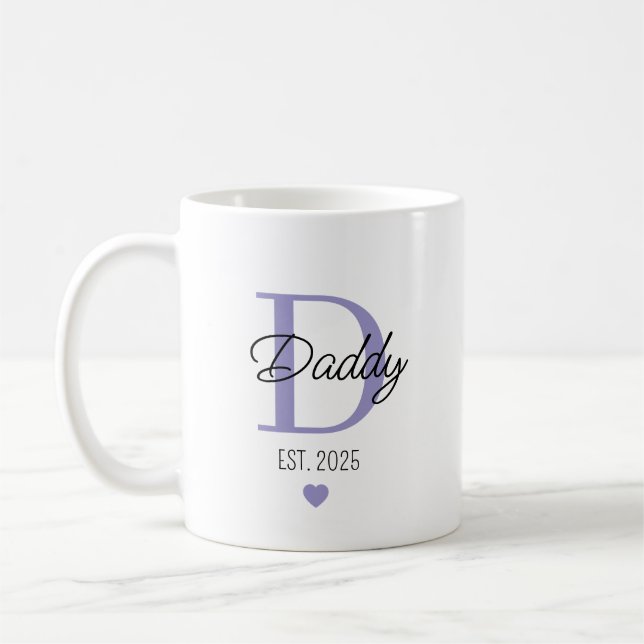 New Morsa Gift,New Pappa Gift,Mummy och pappa Mugg (Vänster)