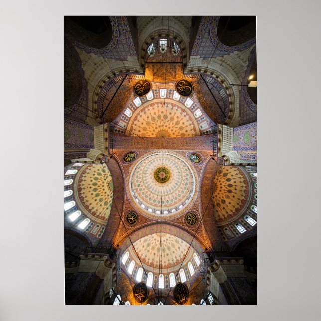 New Mosque Insida i Istanbul Poster (Framsidan)