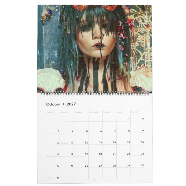 New Muse 2024 Calendar by context.eidolon Kalender (Oct 2027)