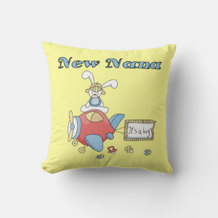 New Nana of Boy Airplane Gifts Kudde