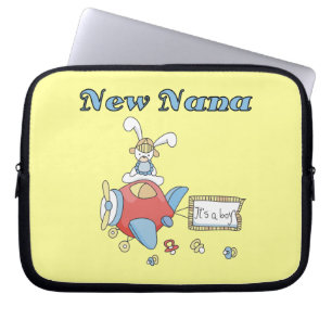 New Nana of Boy Airplane Gifts Laptop Fodral