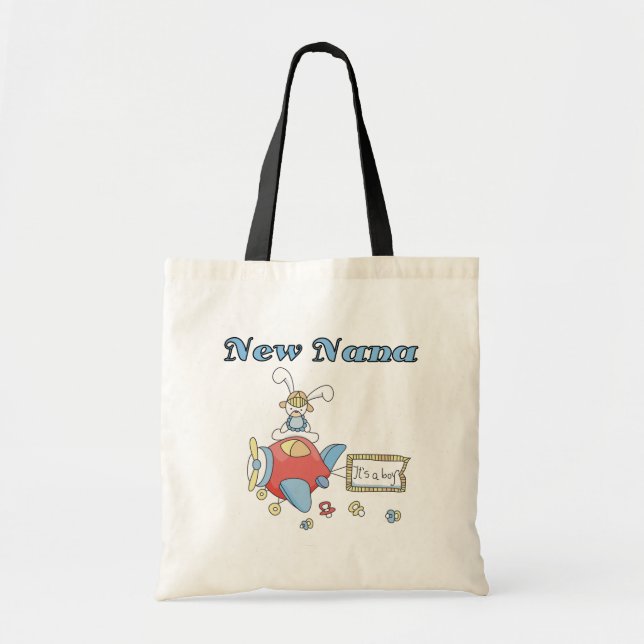 New Nana of Boy-Airplane Tshirts and Gifts Tygkasse (Framsidan)