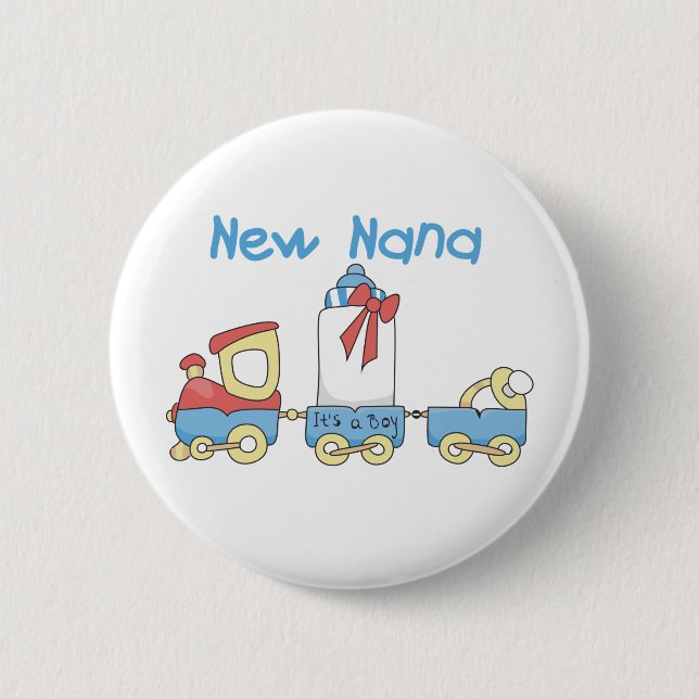 New Nana - Tåg Tshirts och Gift Knapp (Framsida)