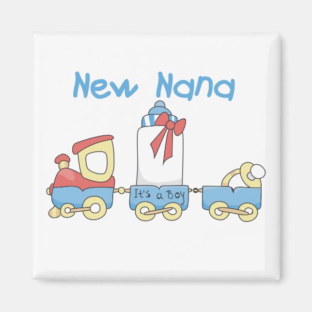 New Nana - Tåg Tshirts och Gift Magnet (Framsidan)
