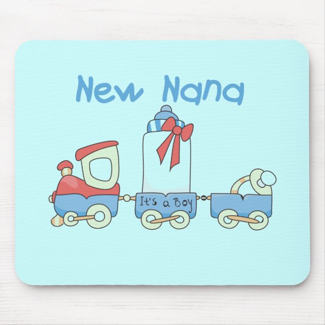 New Nana - Tåg Tshirts och Gift Musmatta (Framsidan)