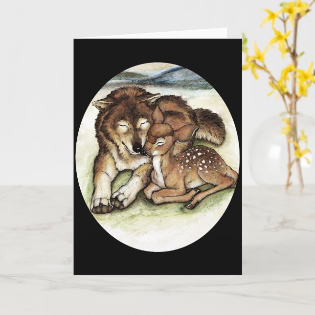 New Nature - Card Kort (Gul blomma)