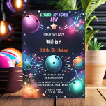 New Neon Boy Kids Team Event Bowling 30års födelse Inbjudningar<br><div class="desc">Fira i stil med vår "New Neon Boy Kids Team Event Bowling 30års födelsedag inbjudan"! Den här dynamiska designen har ett dynamiskt mönster i färg och roligt bowling-grafik, perfekt för att ställa in ett energiskt och minnesvärt party i 30års födelsedag. Idealisk för ett lagevenemang eller en livlig familjemöte på bowlinghallen,...</div>