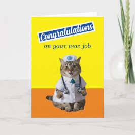 New Nurse Doktor Grattiss nytt jobb student Kort
