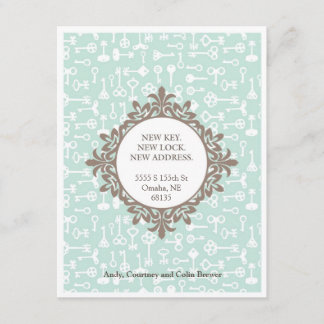 New Nyckel Flytta Annouement Meddelande