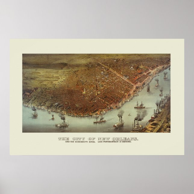 New Orleans 1885 Poster (Framsidan)
