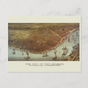 New Orleans 1885 Vykort