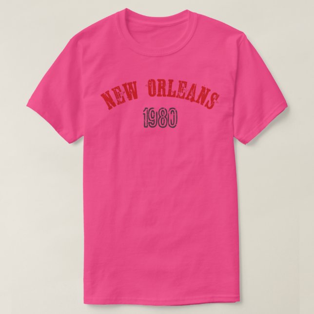 New Orleans 1980 TShirt T Shirt (Design framsida)
