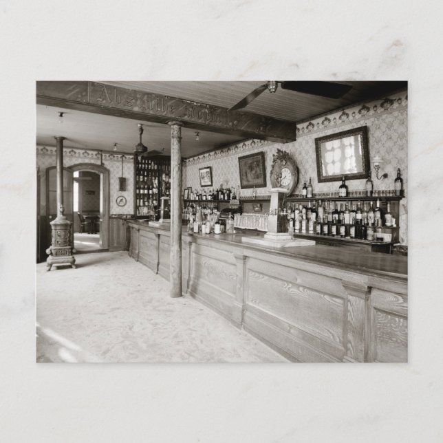 New Orleans Absinthe Room, 1906 Vykort (Framsida)