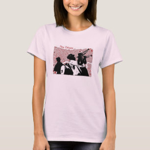 New Orleans Abstrakt Karta Tee
