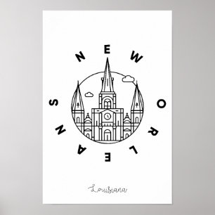 New Orleans affisch