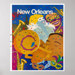 New Orleans-affisch Poster