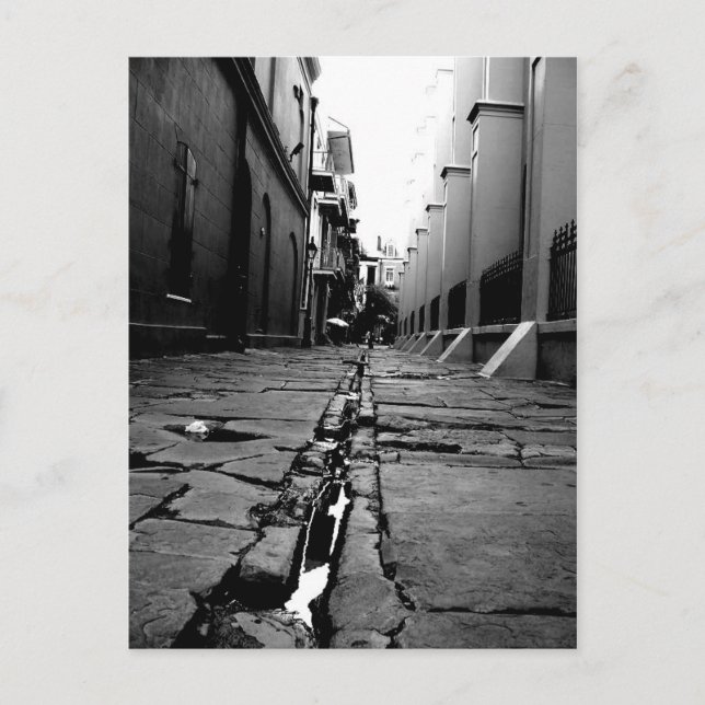 New Orleans Alley Vykort (Framsida)