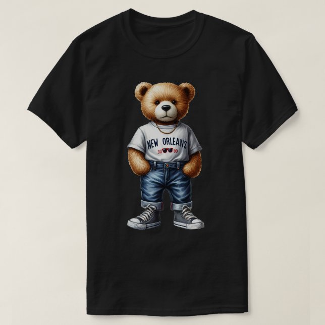 New Orleans Älskare TShirt T Shirt (Design framsida)