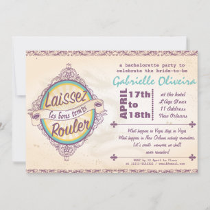 New Orleans Bachelorette-inbjudan Inbjudningar
