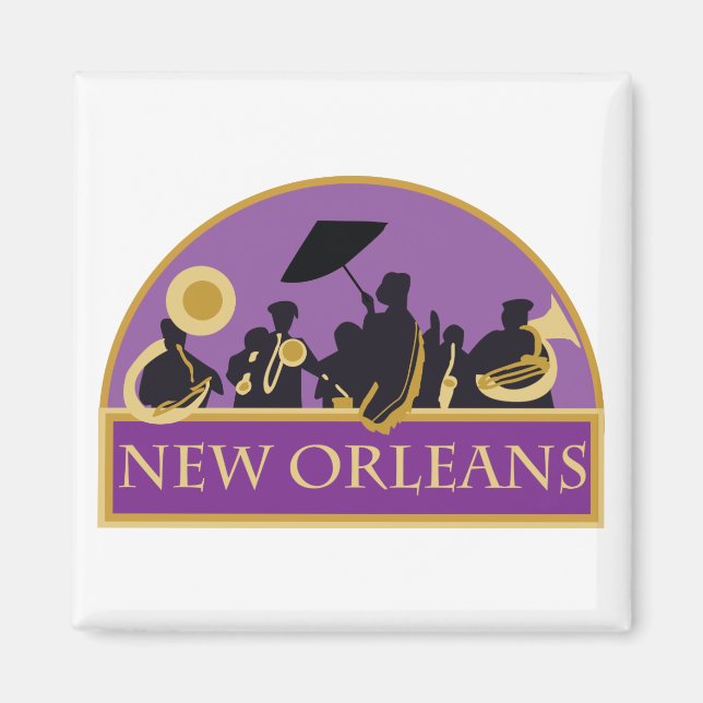 New Orleans Band Magnet (Framsidan)