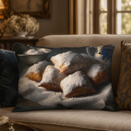 New Orleans Beignets Dekorativ Kudd Prydnadskudde