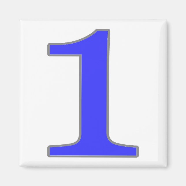 New Orleans Blue Tile Magnet (Framsidan)