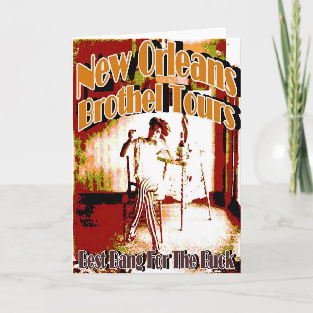New Orleans bordell Tours Kort (Framsida)