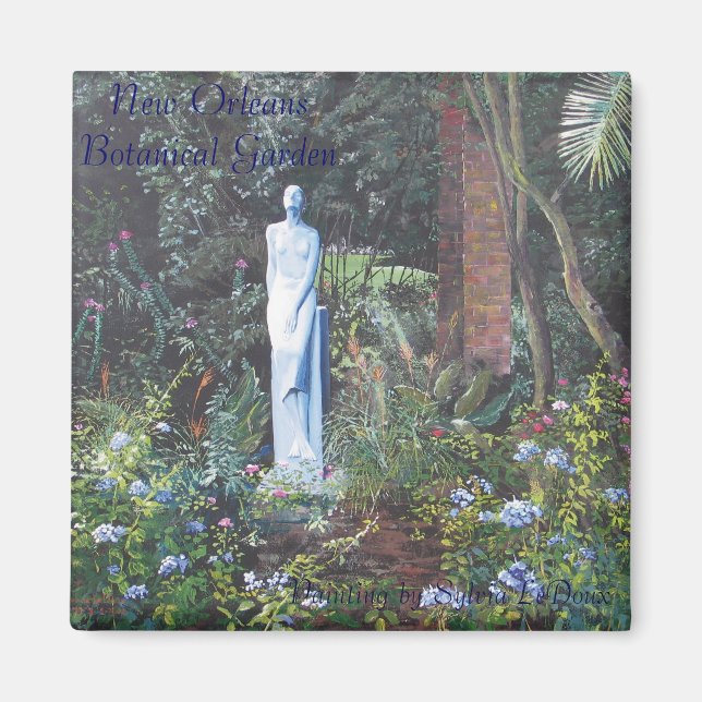 New Orleans Botanical Garden Magnet (Framsidan)