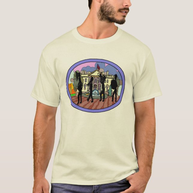 New Orleans Brass Band Visits White House Tee (Framsida)