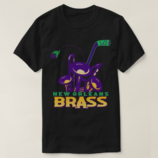 New Orleans Brass Hockey Team TShirt T Shirt (Design framsida)