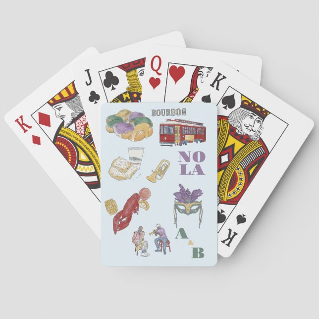 New Orleans Bröllop Casinokort (Baksidan)