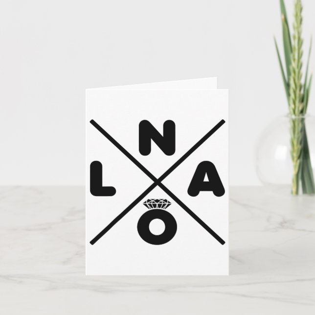 New Orleans Bröllop Nola Bachelorette Party Groom Kort (Framsida)