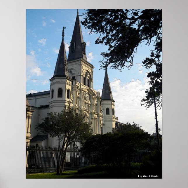 New Orleans Cathedral, 3D Stil Poster (Framsidan)