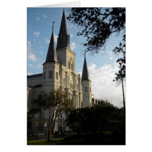 New Orleans Cathedral, Fransk Quarter Hälsningskort