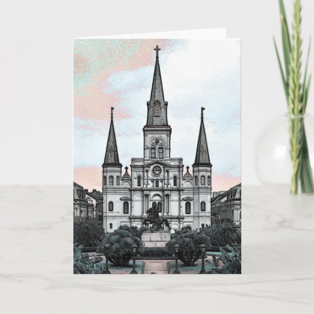 New Orleans Cathedral Kort (Framsida)