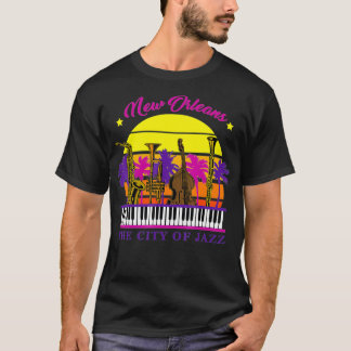 New Orleans City of Jazz Jazz Music Festival T Shirt