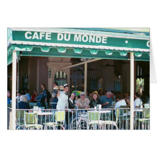 New Orleans Coffee and Beignets Hälsningskort