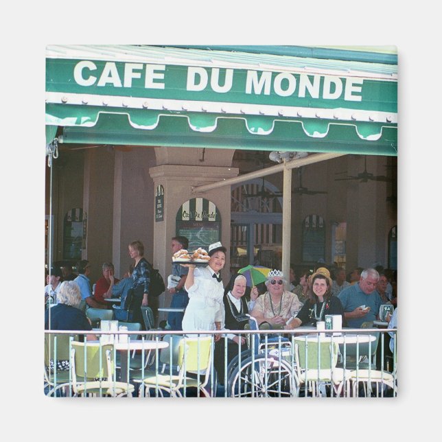 New Orleans Coffee and Beignets Magnet (Framsidan)