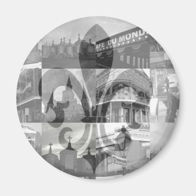 New Orleans Collage [Magnet] Magnet (Framsidan)