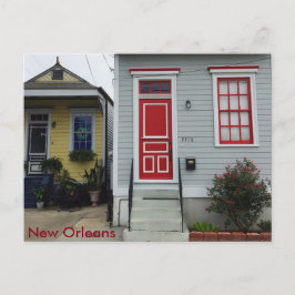 New Orleans Colorful Pistol Houses vykort