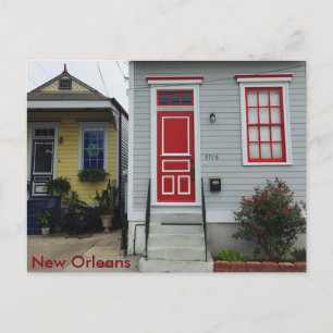 New Orleans Colorful Pistol Houses vykort