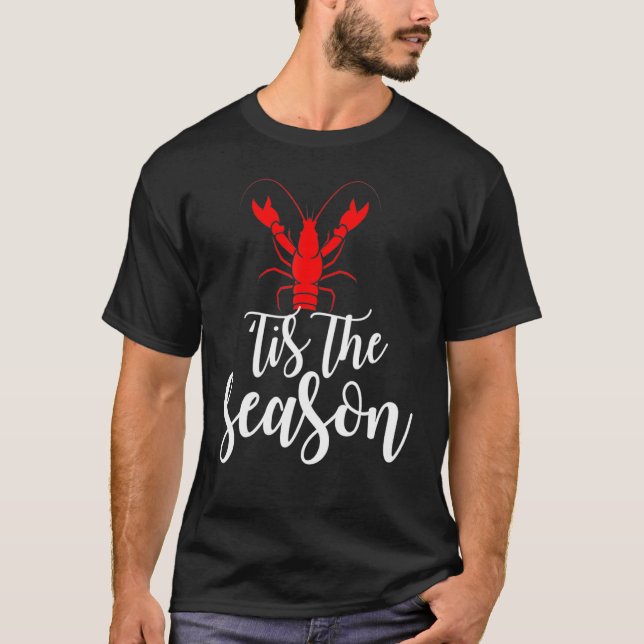 New Orleans Crawfish Season Mardi Gras Costume T Shirt (Framsida)