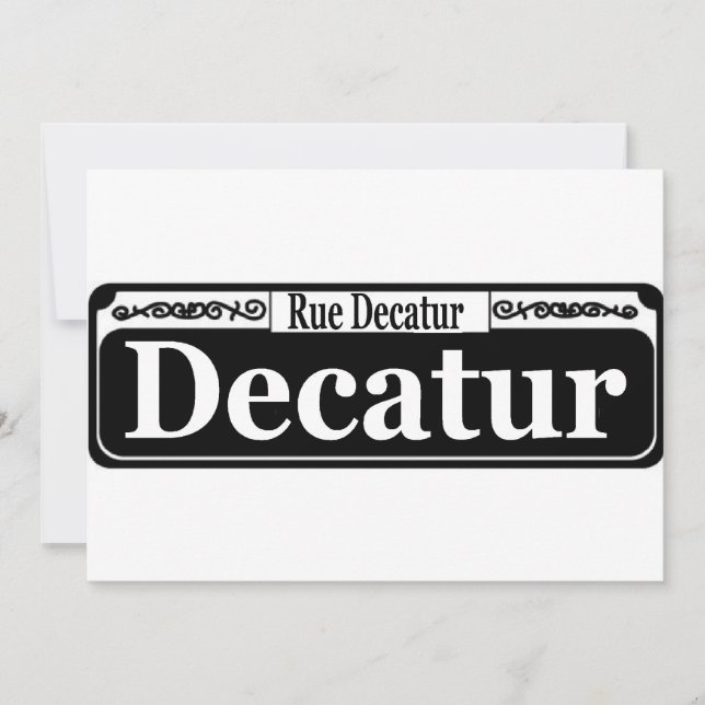 New Orleans Decatur St-tecken (Framsida)