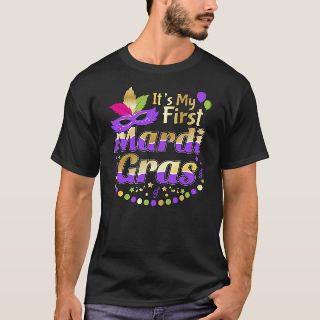 New Orleans dess min första Mardi Gras parad T Shirt (Framsida)